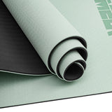 Textured Non-Slip TPE Yoga Mat, Ideal for All Types of Yoga, Pilates, Floor Workouts 183 х 61 х 0,6 cm - MINT