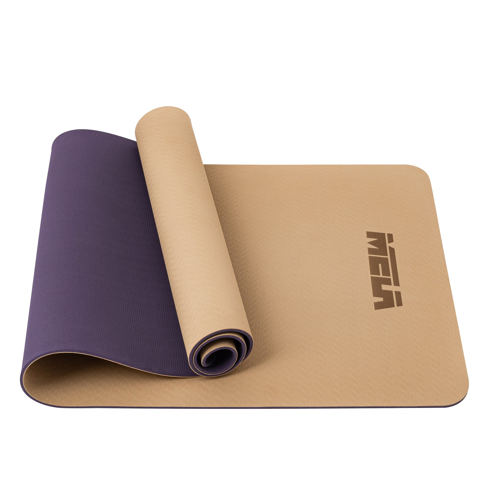 Yoga Mat,Exercise Fitness Mat - High-Density Non-Slip TPE Workout Mat for  Yoga, Pilates & Exercises, Anti - Tear, Sweat - Proof, Classic 15mm Thick